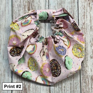 Dog Snood for Dachshunds and Cavalier King Charles Spaniels and any long eared dog. It is an ear cover to protect ears while eating.