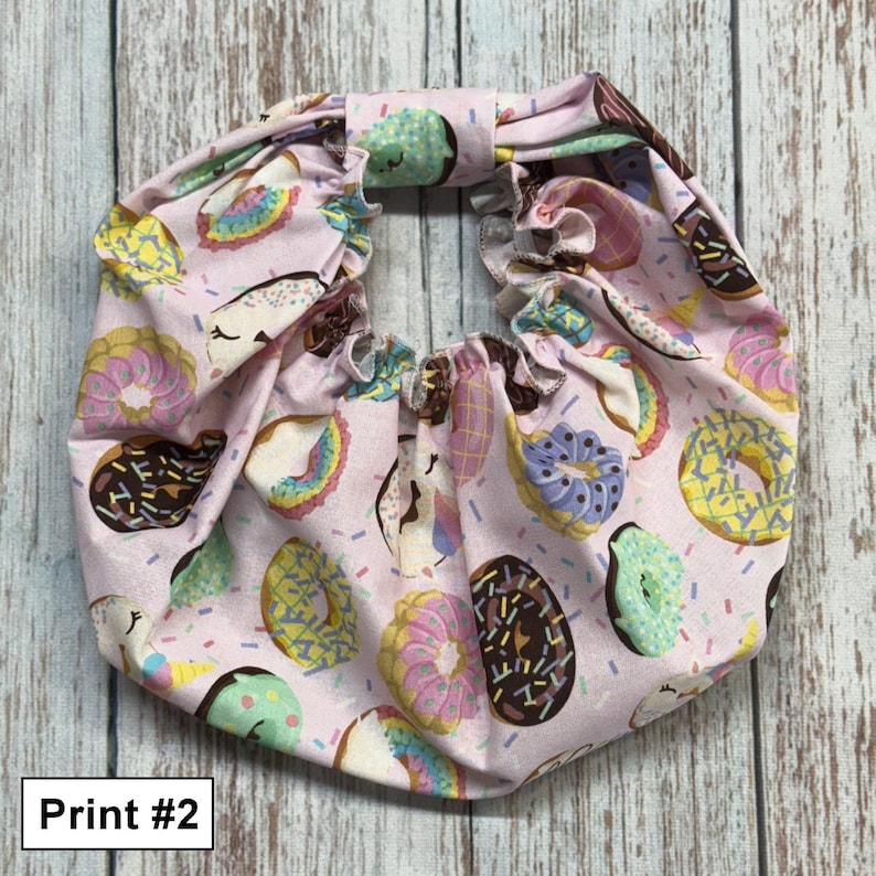 Dog Snood for Dachshunds and Cavalier King Charles Spaniels and any long eared dog. It is an ear cover to protect ears while eating.