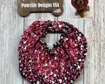 Heart Dog Snood: Cavalier King Charles Spaniel Ear Cover