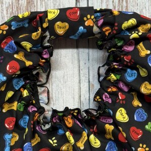Dog Snood for Cavalier King Charles Spaniel to cover and protect ears while eating. Also fits any long eared dog breed.