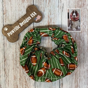 Football Dog Snood: Cavalier King Charles Spaniel Ear Protector