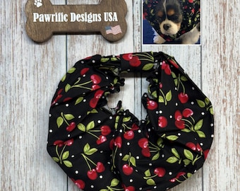 Cherry Dog Snood: Long Ear Protection for Cavalier King Charles Spaniels