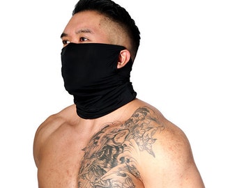 Men's & Women's Washable Reusable Face Covering Mask with ear loops in camo, grey