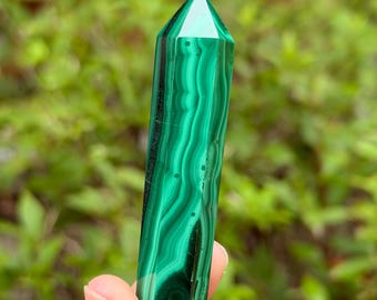 Malachite Tower, Malachite Point, Natural Malachite, Exact Shown