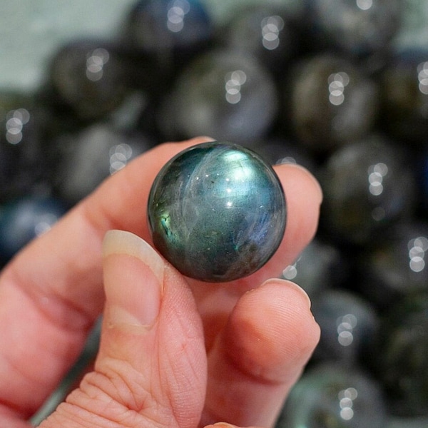 Labradorite Sphere, AAA Quality Labradorite Sphere, High Quality, 15mm, 20mm, Small Labradorite Sphere, Labradorite Stone, ONE Sphere