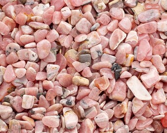 Rhodochrosite Chips, 5-7mm, Tiny Rhodochrosite Stones, Crystals for Rollers, Wishing Jars, Resin Projects, Stone Art, Candle Topper
