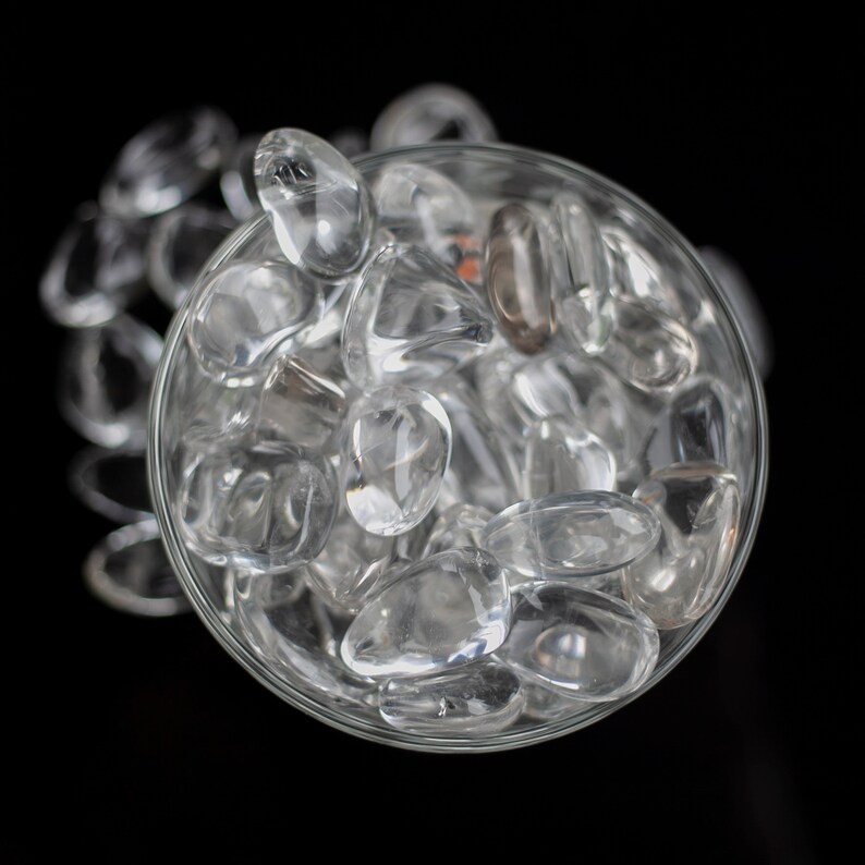 Clear Quartz Stone, High Quality Tumbled Quartz Crystal, Polished Clear Quartz, Master Healer, Healing Crystals image 10