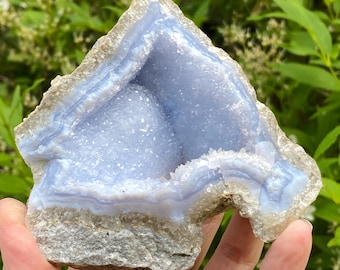 Blue Chalcedony, Raw Blue Chalcedony, Chalcedony Crystal, Exact Shown