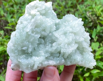 Prehnite Crystal, Large Natural Prehnite Specimen, Epidote, Exact Shown