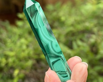 Malachite Tower, Malachite Point, Natural Malachite, Exact Shown