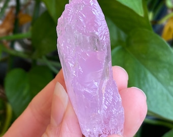 Kunzite Crystal, Kunzite Specimen, Self Healed, Etched, Kunzite Gem, Raw Kunzite, Higher Grade