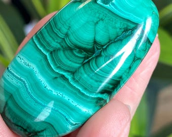Malachite, pietra da palma, esattamente come in foto, alta qualità, malachite naturale solida