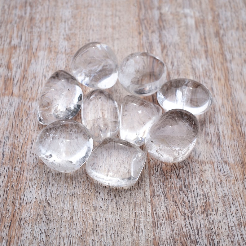 Clear Quartz Stone, High Quality Tumbled Quartz Crystal, Polished Clear Quartz, Master Healer, Healing Crystals image 5