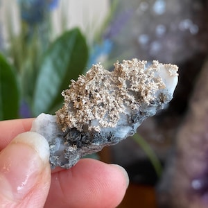 Native Silver, Silver Specimen, Silver Mineral Specimen, Silver on Calcite, New Deposit, Zgounder Morocco