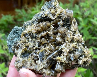 Zoisite, Epidote, Axinite, Mineral Specimen, Peru