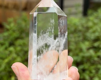 Clear Quartz Tower, Natural, Exact Shown