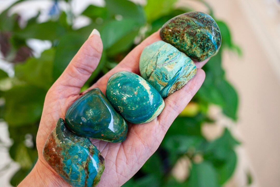 Peruvian Blue Opal, Blue Opal Stone, Half Polished Blue Opal Stone