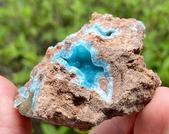 Hemimorphite, Blue Hemimorphite Crystal, Exact Shown