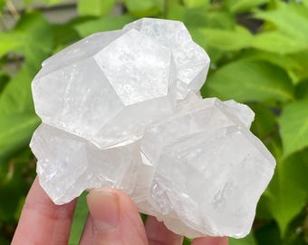 Mercedes Calcite, Highly Fluorescent Calcite Specimen, Poker Chip, Exact Shown