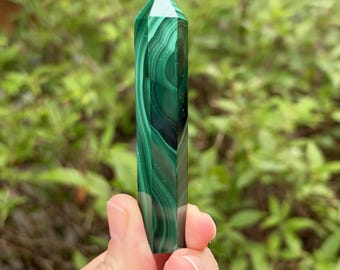 Malachite Tower, Malachite Point, Natural Malachite, Exact Shown
