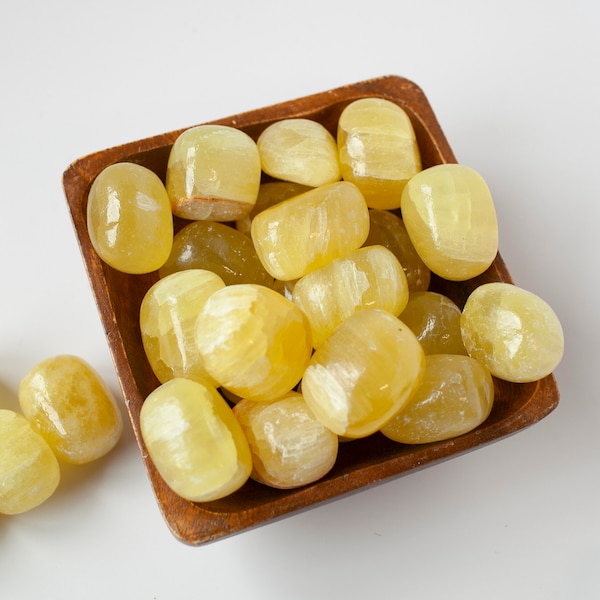 Yellow Calcite, Pineapple Calcite Stone, Lemon-lime colored Calcite, Limited Stock