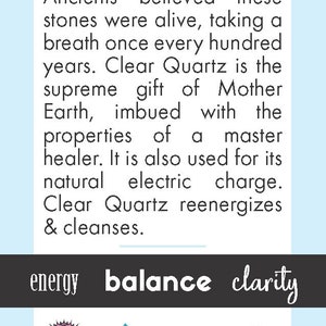 Clear Quartz Stone, High Quality Tumbled Quartz Crystal, Polished Clear Quartz, Master Healer, Healing Crystals image 7