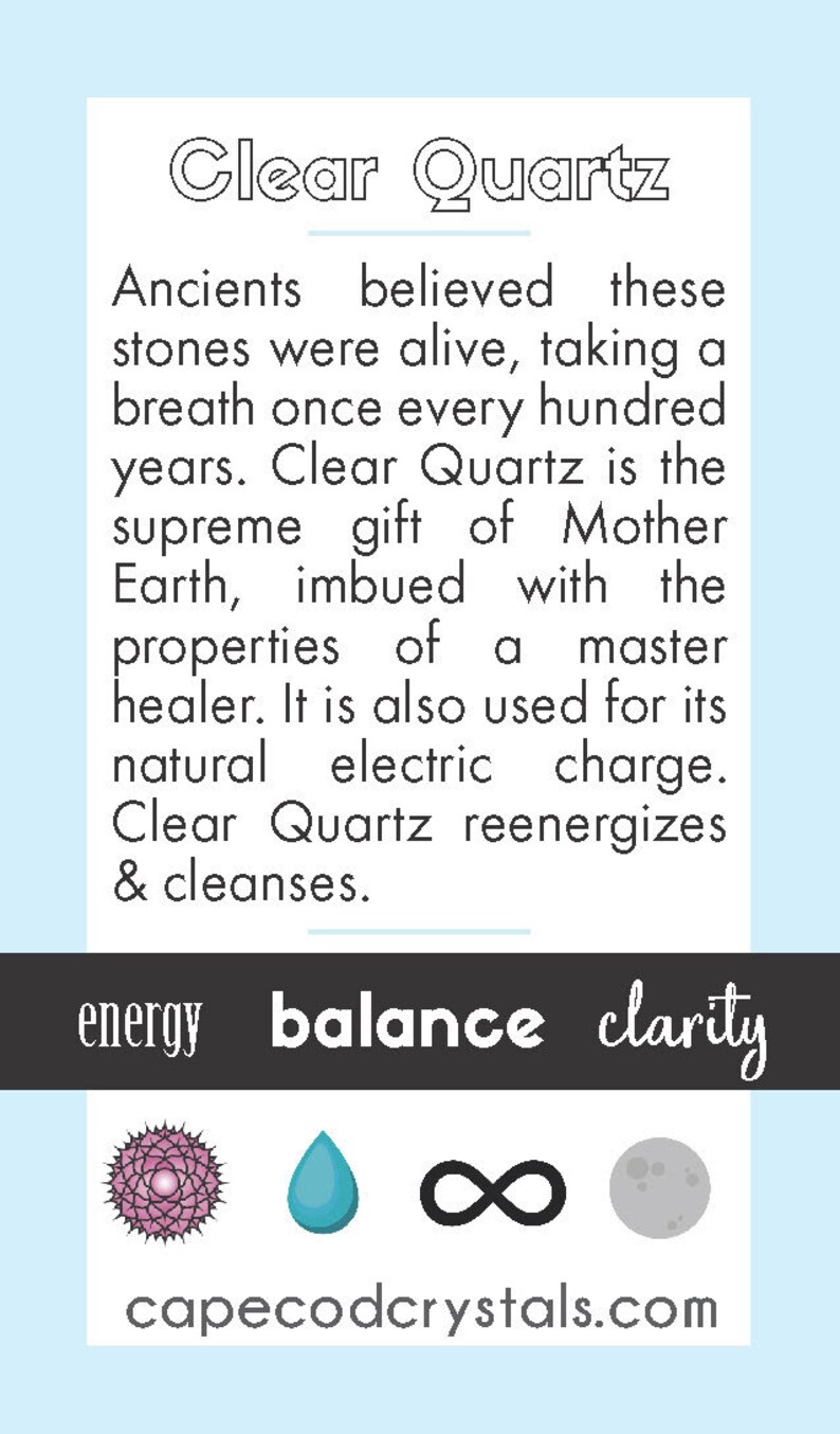 Clear Quartz Stone, High Quality Tumbled Quartz Crystal, Polished Clear Quartz, Master Healer, Healing Crystals image 7
