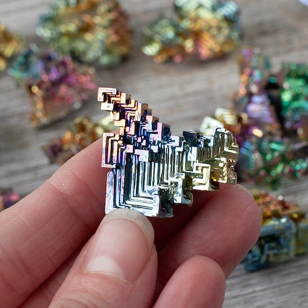 Bismuth, Small Rainbow Bismuth Crystal