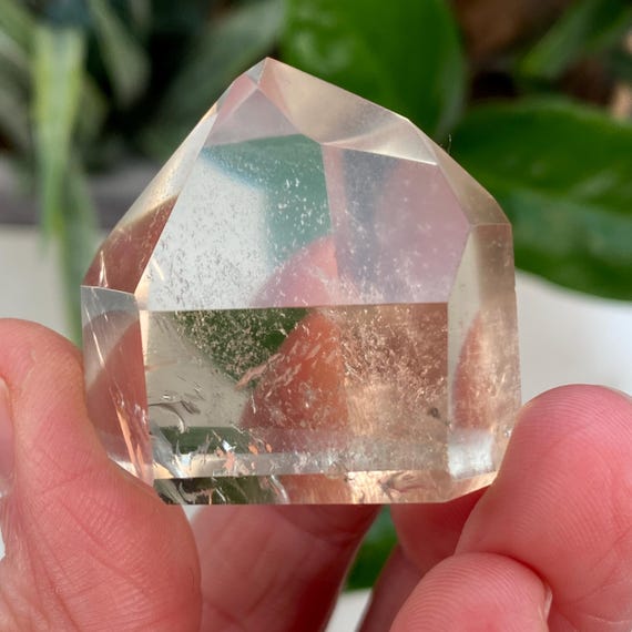Natural Citrine Tower, Unheated Citrine Point, Citrine Generator, Brazil