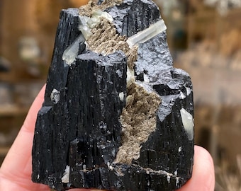 Ilvaite, Sfalerite, Campione di ilvaite, Mongolia, Minerale raro