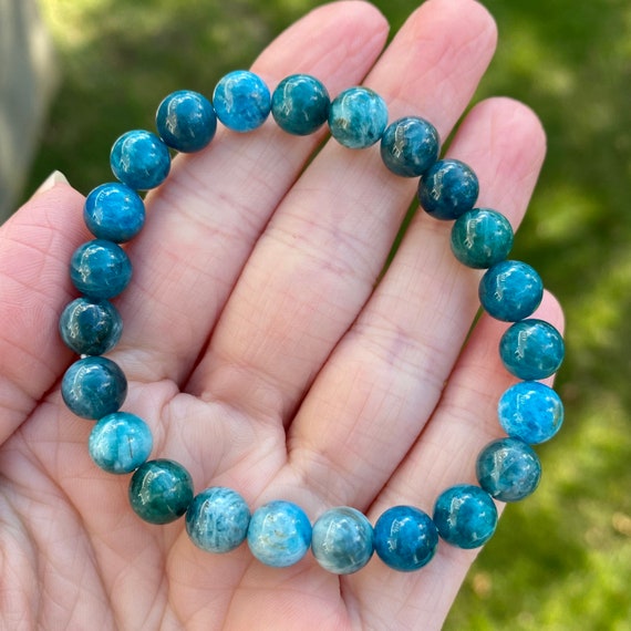 Apatite cheap stone bracelet