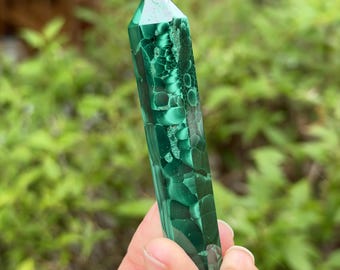 Malachite Tower, Malachite Point, Natural Malachite, Exact Shown