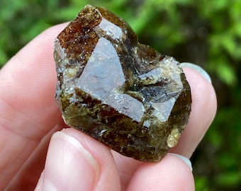 Axinite Gem, Ica Peru, Solid Axinite Crystal, Exact Shown
