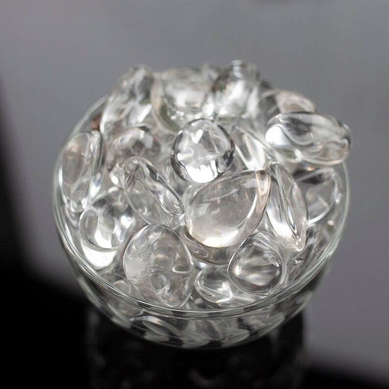 Clear Quartz Stone, High Quality Tumbled Quartz Crystal, Polished Clear Quartz, Master Healer, Healing Crystals image 3