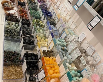 Crystal Mystery Box, Tumbled Stone, Stone Set, Mystery Scoop, Mystery Rocks, Mystery Stones, Bulk Tumbled Stones, Mystery Crystals Stones
