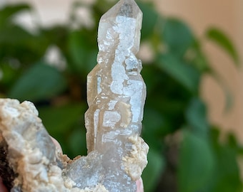 Quartz Scepter, Mongolia, Candle Quartz, Quartz Specimen, Minerals, Uncommon Crystal Specimen