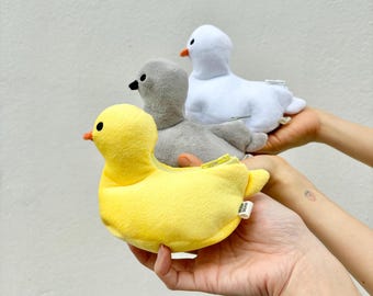 Duckling pouch (3 colours available; Yellow, Grey, White) bag organizer fits cosmetics, airpods and cards, vanity pouch