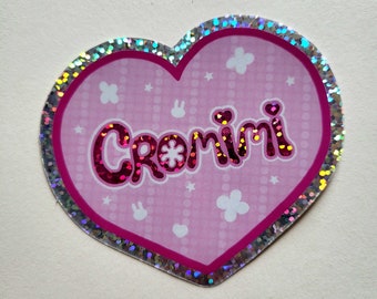 Cromimi glitter sticker