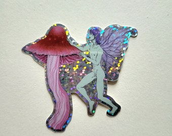 Fairy glitter sticker