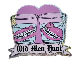 Old men yaoi sticker