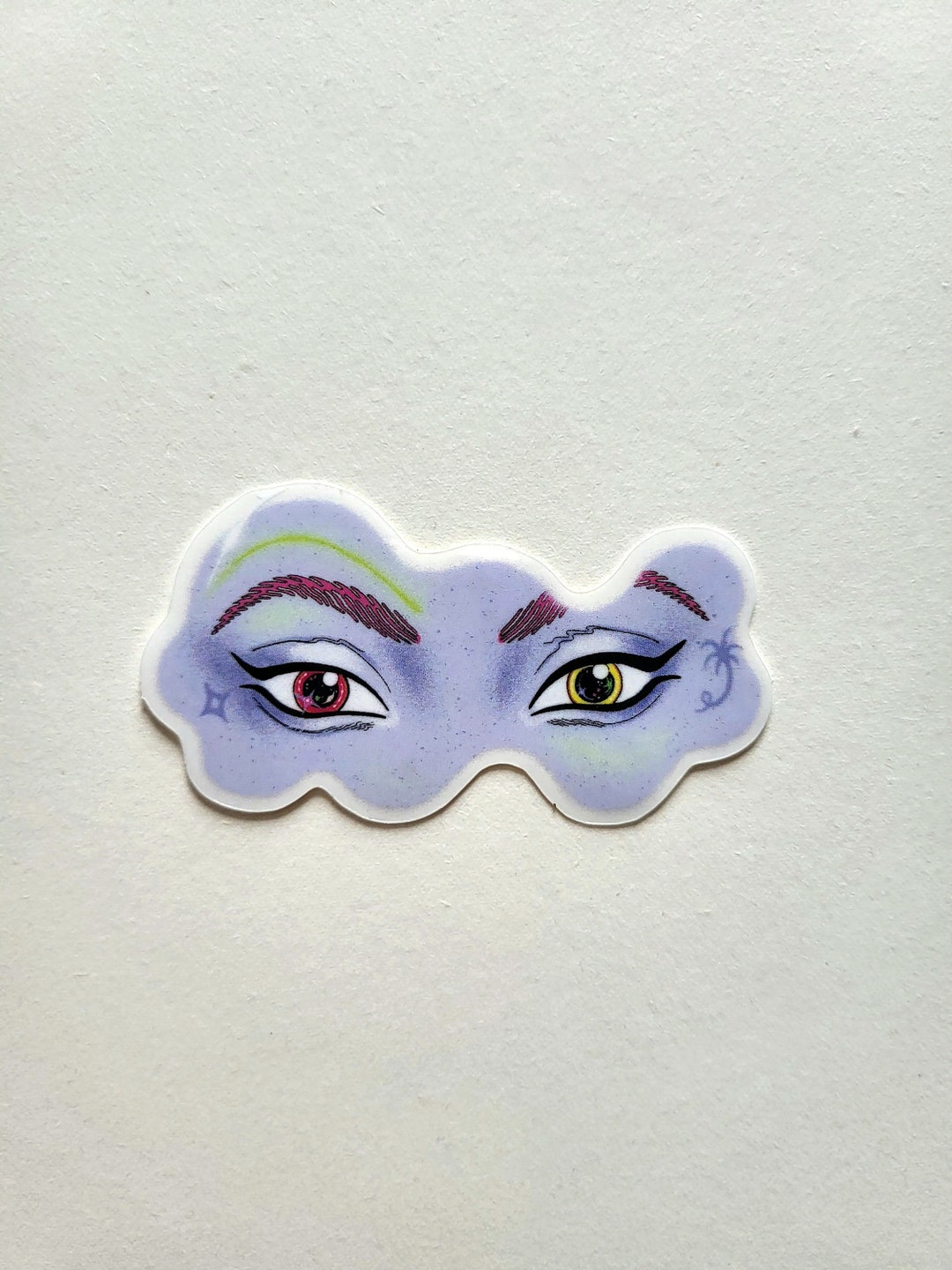 Sticker Eye Mask Eyes Sticker - Etsy