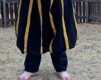 Striped 100% Linen Rus / Viking pants