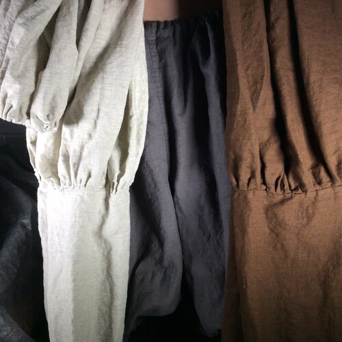 Rus/viking Pants Heavy Weight Linen Etsy