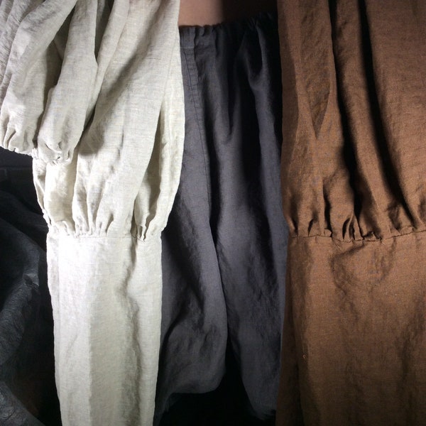 Viking/Rus medium weight Pants, linen.