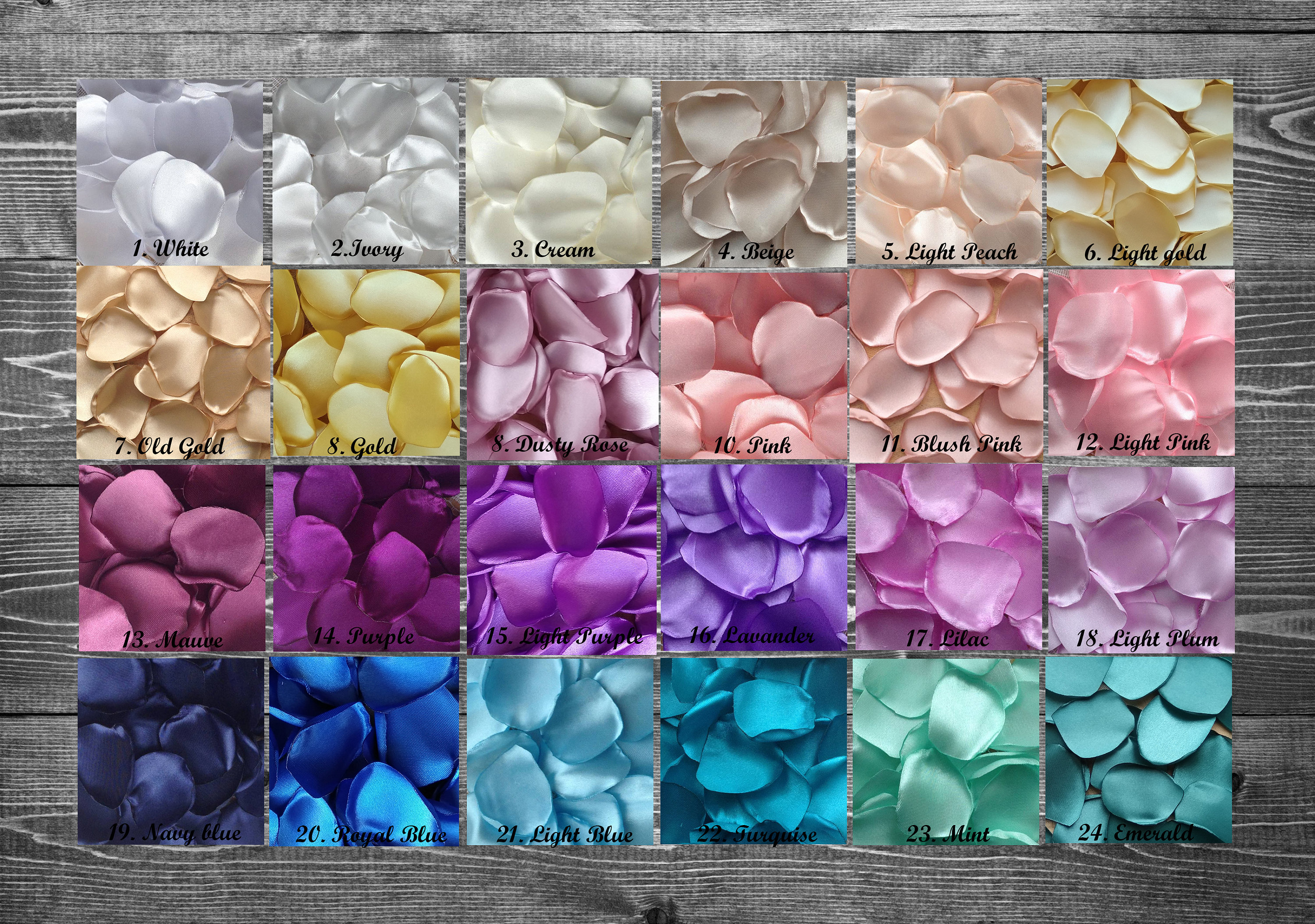 Yellow Royal Blue Petalswedding Petalsflower Petalsrose Etsy