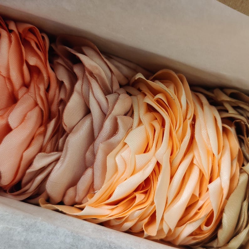 Blush Pink Satin Rose Petals – Wedding & Flower Girl Decor image 12