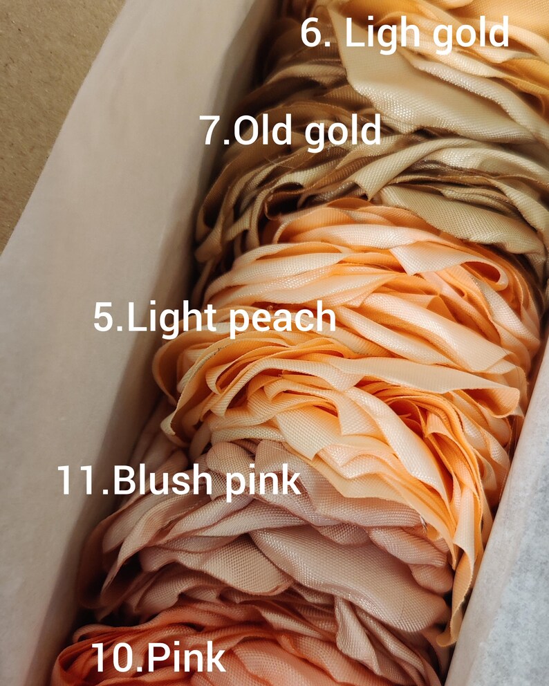Blush Pink Satin Rose Petals – Wedding & Flower Girl Decor image 11