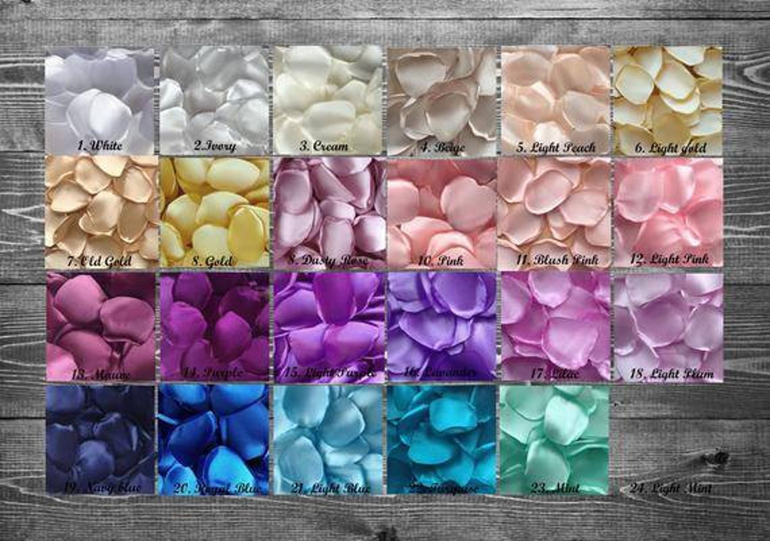 Wedding Petals Dusty Rose Petals Mauve Petals Rose Gold Etsy