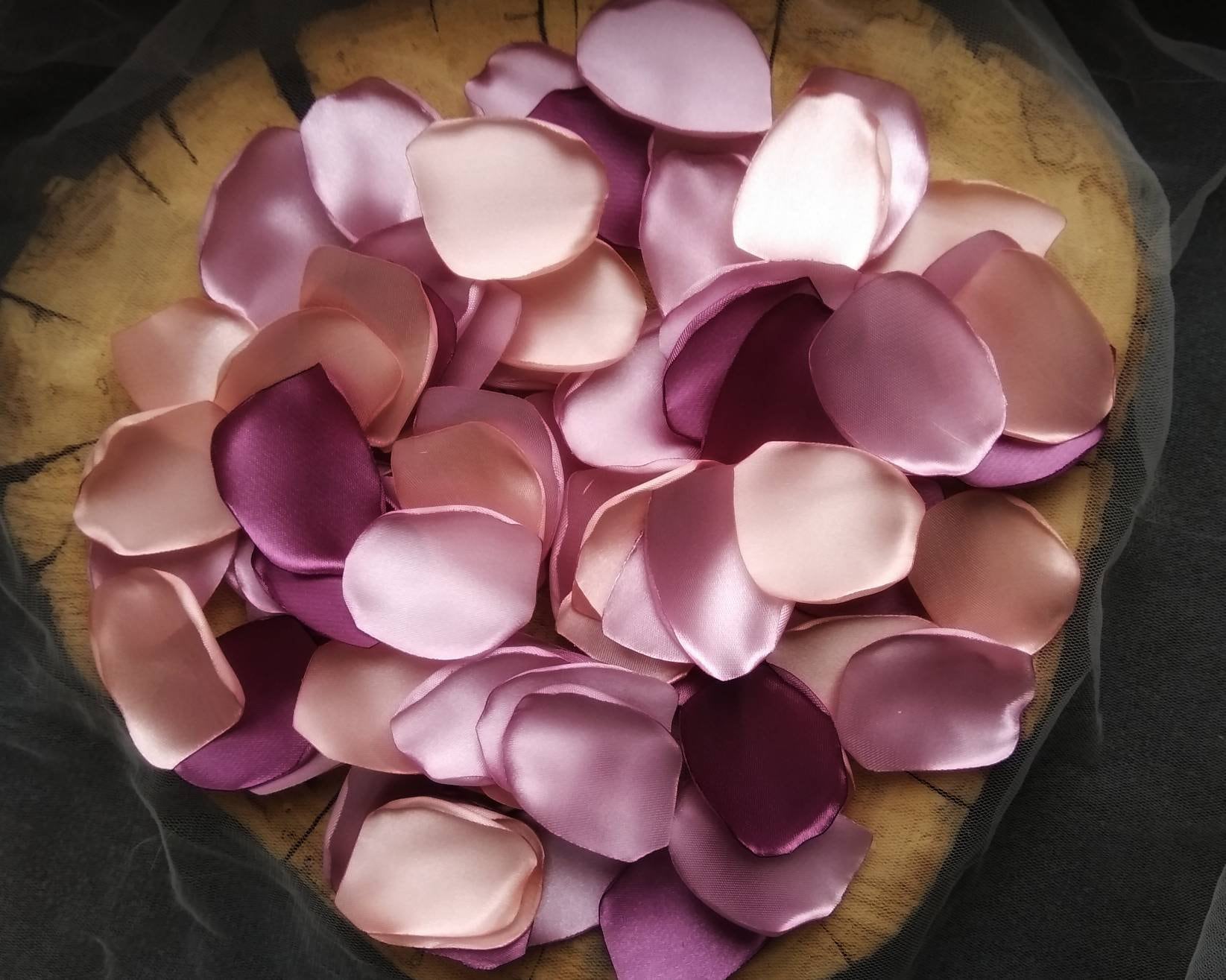 Wedding Petals Dusty Rose Petals Mauve Petals Rose Gold Etsy