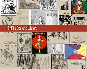 Vintage Wizard of Oz Digital Kit for Junk Journals and Scrapbooking